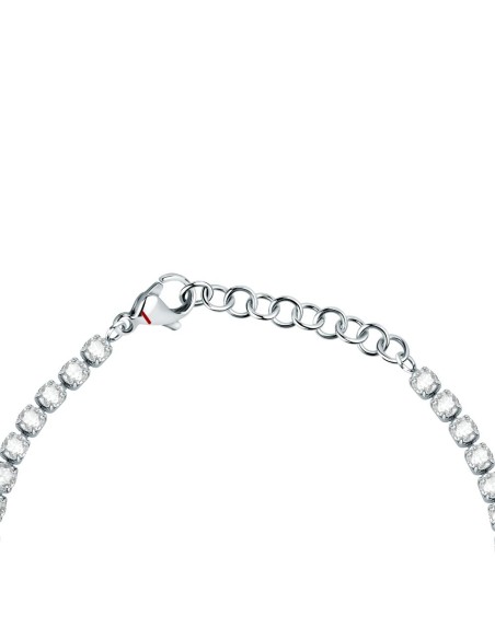 Bracciale SECTOR donna Tennis 3 quadrifogli / cristalli bianchi