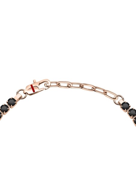 Bracciale SECTOR uomo Tennis tennis cristalli neri