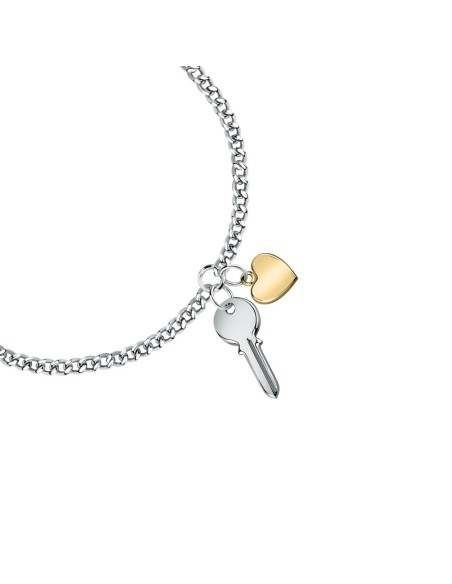 Bracciale MORELLATO donna Passioni chiave / cuore dorato