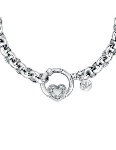 Bracciale MORELLATO Drops acciaio Love / cuore