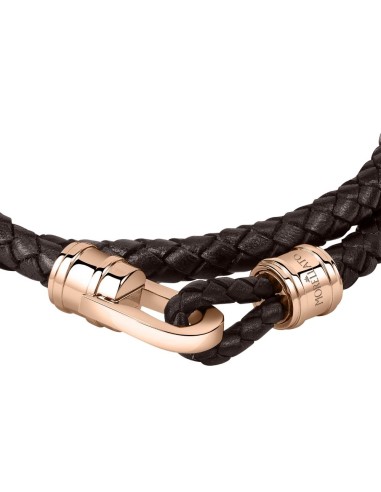 Bracciale MORELLATO uomo Moody pelle marrone /...