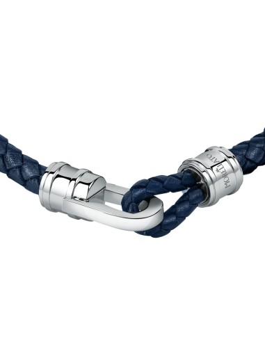 Bracciale MORELLATO uomo Moody pelle blu...