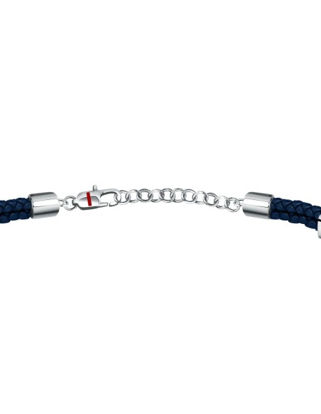Bracciale SECTOR uomo Bandy pelle blu / ancora