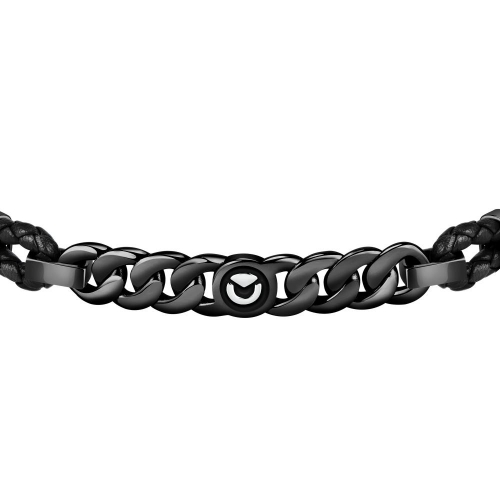 Bracciale SECTOR uomo Bandy pelle nero gun