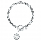 Bracciale MORELLATO Drops acciaio doppio cuore