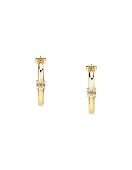Orecchini MORELLATO donna Creole acciaio dorato / crystal