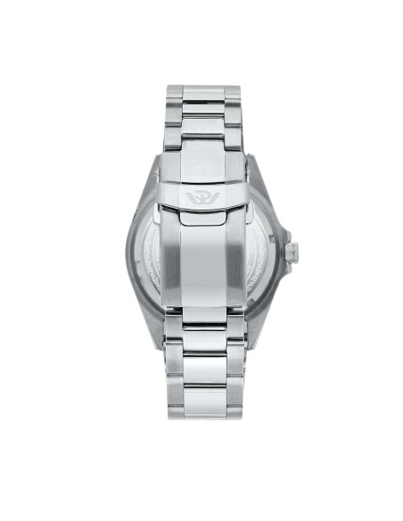 Philip Watch Caribe 42mm auto 3h blk dial br ss+blk s