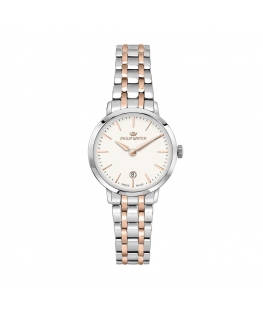 Philip Watch Audrey – Orologio Donna Bicolore con Datario...