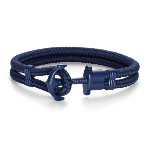 Paul Hewitt Nylon phrep royal blue anchor bracelet r