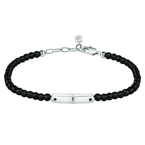 Morellato Mister br dk.gun boules tag + blk diamon uomo SANF06