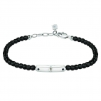 Morellato Mister br dk.gun boules tag + blk diamon uomo SANF06