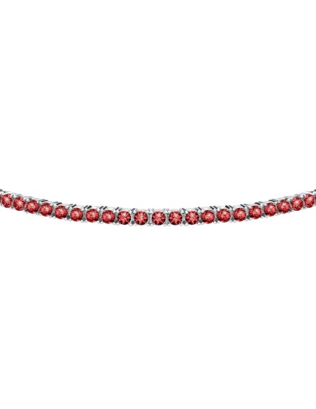 Bracciale MORELLATO donna Tesori rodiato / tennis rosso