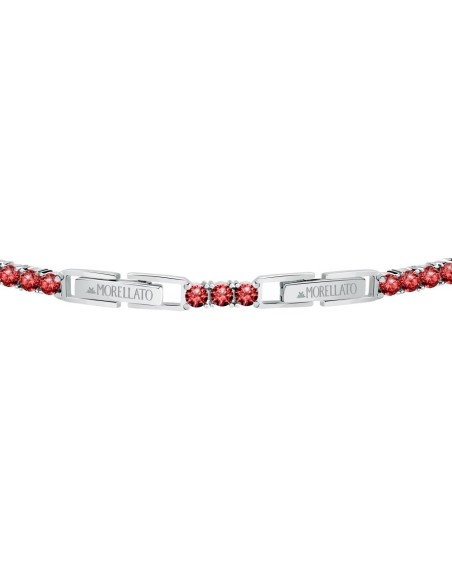 Bracciale MORELLATO donna Tesori rodiato / tennis rosso