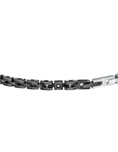 Bracciale MORELLATO uomo Diamonds ceramica nera / diamond