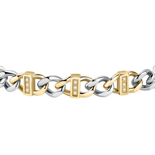 Bracciale MORELLATO uomo Diamonds acciaio e...