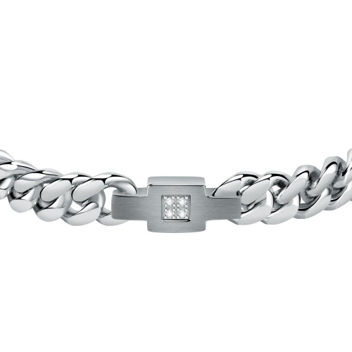 Bracciale MORELLATO uomo Diamonds acciaio /...