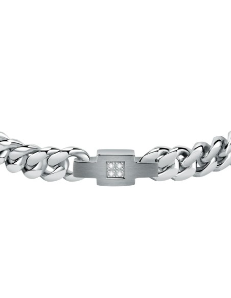 Bracciale MORELLATO uomo Diamonds acciaio / veri diamanti