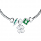 Bracciale Morellato Drops luck 3 bead - 16/19 cm