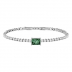 Morellato Tesori br silver plated czemerad stone