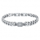 Bracciale MORELLATO uomo Diamonds acciaio / veri diamanti