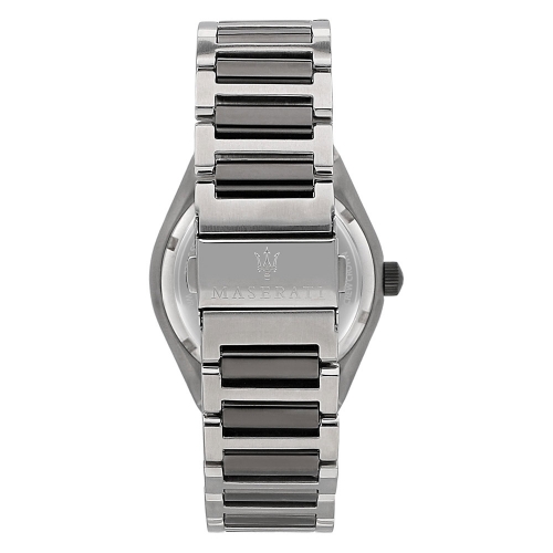 Maserati Triconic 40mm auto blue dial br gun