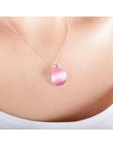 Morellato Gemma pend rg 40+5cm cat eye l.rose arg. donna SAKK05