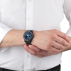 Sector 240 gents 41mm 3h blue dial black br uomo R3253240008