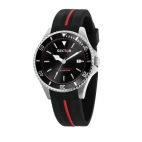 Sector 230 43mm 3h black dial silicon black st uomo R3251161038