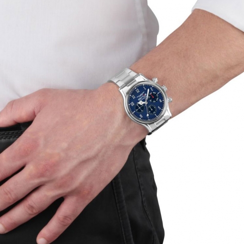 Sector 660 43mm mult blue dial ss br uomo R3253517007