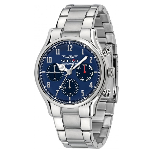 Sector 660 43mm mult blue dial ss br uomo R3253517007