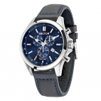 Sector 180 chr blue dial black strap