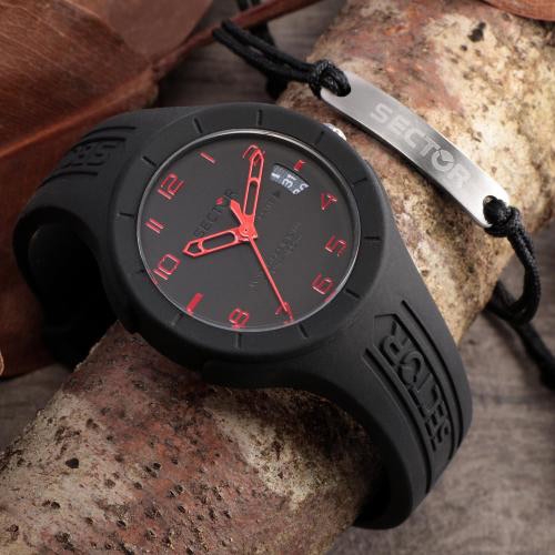Sector Speed 3h 37mm blk dial blk st