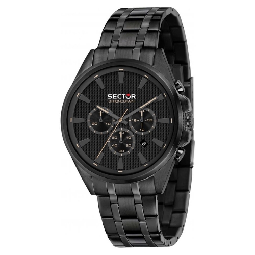 Sector 280 44mm chr black dial br black
