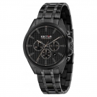 Sector 280 44mm chr black dial br black