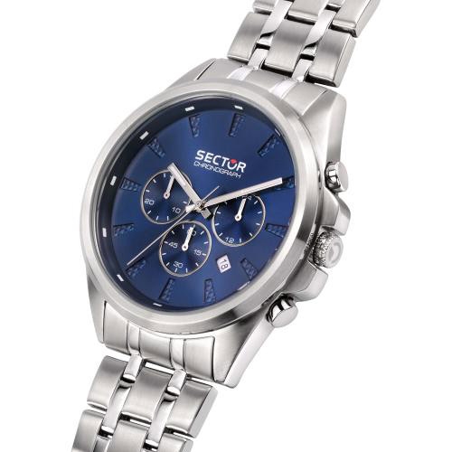 Sector 280 44mm chr blue dial br ss