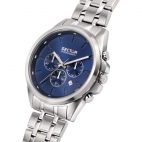 Sector 280 44mm chr blue dial br ss