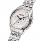 Sector 280 44mm chr white silver dial br ss maschile R3273991005