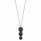 Morellato Gemma pendant 40+5cm cat eye black arg. donna SAKK19