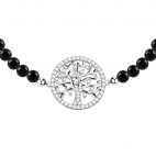 Morellato Albero della vita br.cz blk 16+3cm,925% femminile