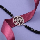 Morellato Albero della vita br.cz blk 16+3cm,925% femminile