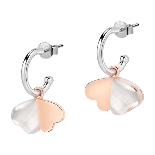 Morellato Doppio cuore earr cateye wht arg925 femminile SASM06