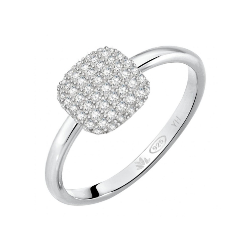Morellato Gemma an. ss white pave'cz s.18 arg.925 donna