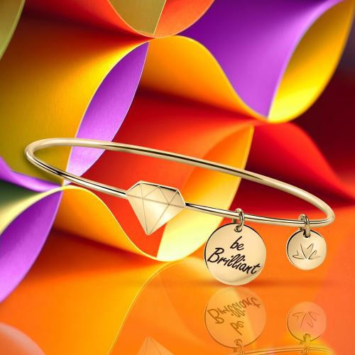 Morellato Talismani bangle yg diamond shape femminile SAQE27