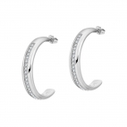 Morellato Cerchi earrings ss 1 round white stones femminile