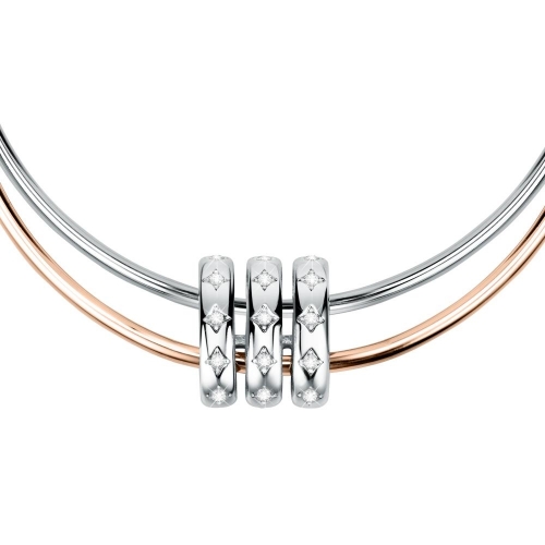 Morellato Insieme bangle ss& rg multi l-65mm