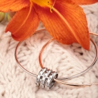 Morellato Insieme bangle ss& rg multi l-65mm