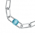 Morellato 1930 br. ss blue cat-eye stone 19cm