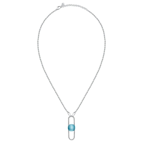 Morellato 1930 pend. torchon blu cat eye 40+5cm femminile SATP16