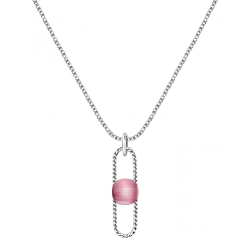 Morellato 1930 neck.ss rose cat-eye stone 40+5cm femminile
