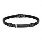 Morellato Moody br blk leather +ip rg&blk 210 maschile SQH24